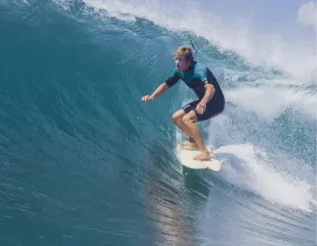 Surfing at Bondi Beach, Sydney